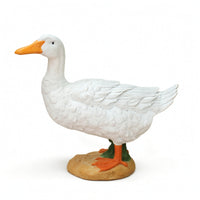 Duck Garden Ornament Textured Figurine Long-Lasting for Pond, Courtyard