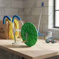 Manual Hose Reel Portable Hose Winding Stand Easy Setup
