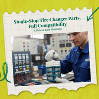 Tire Changer Accessories, Cylinder Gasket Kit, Control Valve, Universal Tire Machine Parts for Automotive Repair