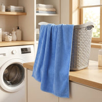 10 Pack Large Cleaning Towels and Microfibre Cloth, Microfibre Towel 30cm x 70cm, Non-linting Medium Weight Material for Kitchen