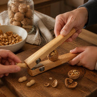 Beechwood Peanut Sheller and Nut Cracker Tool