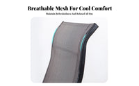 Reclining Deck Chair with Footrest 2-in-1 Design for Living Room, Office Workers