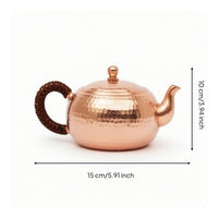 Tea Kettle with Side Handle Polished Vessel Sturdy for Kitchen, Collectors