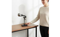 Cast Iron Decor Sculpture Metal Texture Abstract Dancer Figurine Eye-Catching Display Gymnast Statue for Living Room, Bedroom, Tv Stand