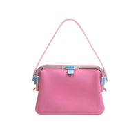 Water Resistant Silicone Shoulder Bag Clasp Closure Matte Shoulder Bag for Travel, Swimming