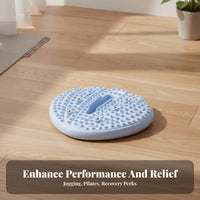 Portable Foot Massage Mat Lightweight Inflatable Foot Massager Non-Slip Walking Mat for Yogis, Travel, Home, Stretching Prep