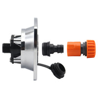 Check Valve Water Filler with Chrome Plating, Quick Connector, and 6-Point Quick Connector Set
