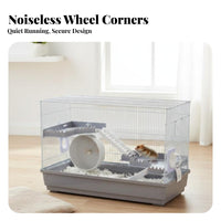 Multi-Level Hamster enclosure Complete entryory Set for Indoors, Bedroom, Parents