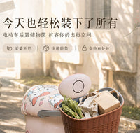 休闲电动三轮车专用后置车筐稳固耐用大容量收纳车筐通用改装配件