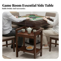 Mahjong Table stand Dedicated mug Placement Tea Stand Multitier Storage Space-Saving for Card participants, Board Game fans