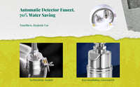 Touchless sensor faucet saves water for sinks
