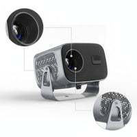 Display Device with Stand Portable Smart Display Device Compact for Movie Nights, Home Entertainment