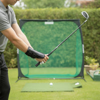 Stabilizing Golf Wrist Hinge Coach Adjustable Golf Wrist Brace Supportive Training Aid Padded for Golfers, Beginners, Driving Range, Home