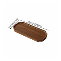 wooden Tea Serving Board Wooden Tea Serving Board Handcrafted Look Tableware