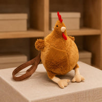 Soft-Toy Chicken Bag Large Capacity Chicken Soft-Toy Bag Gift Idea for Girls