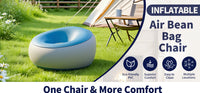 Pursuefree Inflatable Sofa for Outdoor Camping and Indoor Use, Foldable, Portable, Single Seater