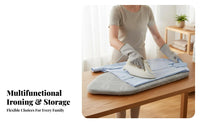 Hangable Design Portable Ironing Board Space-Saving Hanging Ironing Pad Heat Resistant Foldable Steamer Pad 3-Layer Padding for Apartment Dwellers, Homeowners, Travel, Dorm Room, Hotel, Bedroom
