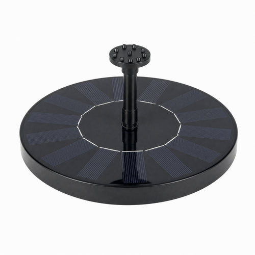 Solar Fountain with 6 Nozzles Outdoor Solar Fountain Pump Customizable for Patio