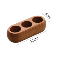 Elegant Design Red Oak Oil Organizer Polished Finish Solid Wood Rack Hand Polished Wooden Essential Oil Holder Fine Workmanship for Aromatherapists, Professionals, Beauty Salon, Spa, Desktop, Countertop