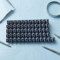 10 Pieces Conductive Rubber Strip Black Computer Parts Long Narrow