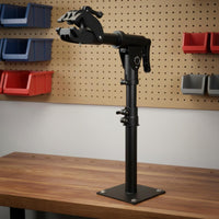 Desktop Bike Repair Stand Adjustable Height Cycle Repair Stand Rubber Feet Vehicle Tool for Garage
