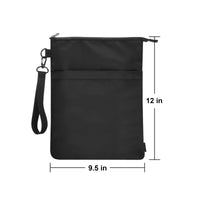 Slim Zipper Pouch Carry Item Smooth Finish Organized