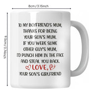 Mother's Day Mug Funny Quote Printed Message Cup for Mums