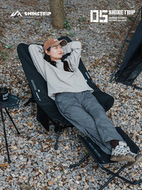 ShineTrip Outdoor Reclining Camping Folding Chair, Lightweight and Portable