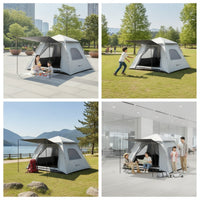 Quick Setup Automatic Tent Ventilated Cabin Tent Spacious Waterproof for Park