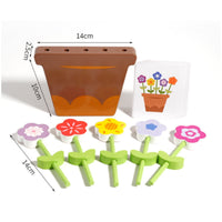 Planter Puzzle Toy Assembling Flower Arranging Puzzle Hands-On