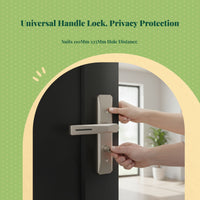 Aluminum privacy lock, easy install