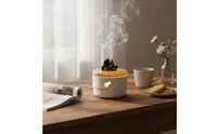 Lighted Dispenser with LED Light Compact Desktop Dispenser Small Tabletop Humidifier Allall-Purpose for Office Desk, Bedside Table