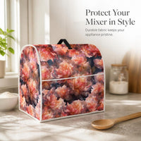 Floral Print Stand Mixer Cover Dust Protector for KitchenAid and Other Stand Mixers