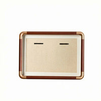 Commemorative Pin Frame Inner Mat Medal Display Frame Wood-Grain Finish