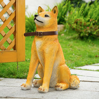 Lifelike Akita Dog Floor Decoration