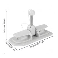 Paddle Lock Rod Assembly Tether Cord Inflatable Boat Paddle Lock Molded Boat Oar Retainer