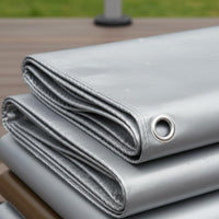Protection Heavy-Duty Waterproof Tarp Tear-Resistant Waterproof Tarp Cover Dustproof PE Tarpaulin Windproof for Campers, Truckers, Camping, Patio, Truck Bed, Roofing