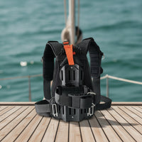Scuba Tank Dive Cylinder Support Rigid Dive Backplate Harness Heavy Duty Scuba Backplate with Harness for Divers