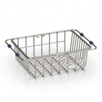 Adjustable Telescopic Sink Draining Basket Ventilated Telescopic Drain Basket Easy to Clean Expandable Dish Drying Rack Long-Lasting for Kitchen