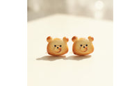 Little Bear Stud Earrings Cute Bear Stud Earrings Fun for Teens