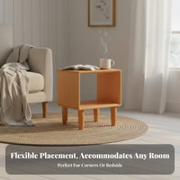 two-levellevel circular table Modern Minimalist Design Nightstand Space-Saving for Office