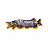 Lifelike Intricacy Realistic Aquatic Creature Brooch Commemorative Gift Aquatic Creature Enamel Pin for Anglers, Fishermen