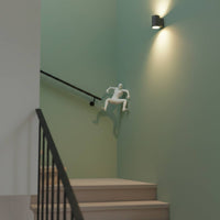 Wall Climber Figurine Polished Finish Wall Hanging Figurine Molded for Corners