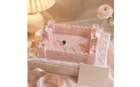 Castle Jewelry Tray Accessible Top Trinket Dish Decorative for Desk
