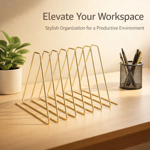 Adjustable Metal Bookends, Black, 11-Grid Elastic Design