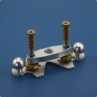 Rotary Base Plate Aluminum Alloy Rotary Tool Base Precise Trimming for Luthiers