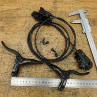 Hydraulic Disc Brake Kit Rear and Front Hydraulic Disc Brake Set Aluminum Alloy for Cyclists