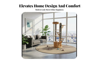 Multi-Level Wooden Climbing Tower abrasionResistant Posts Multi-Level Tower with Condo and Perches Sturdy Construction Cat Furniture for Indoors, Home
