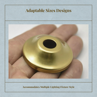 Metal shade holder for hanging lamp fixtures