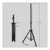 6 Pieces Tripod Speaker Stand Sturdy Steel Audio Gear High Weight Capacity